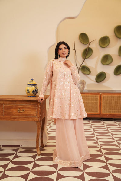 Tea Pink Deep Frock