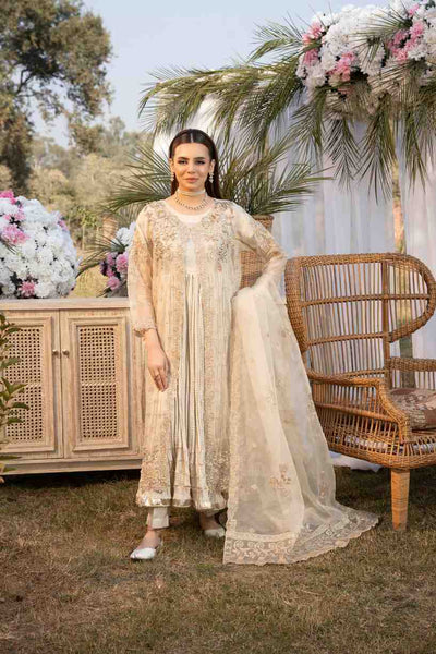 Beige embelished Gown