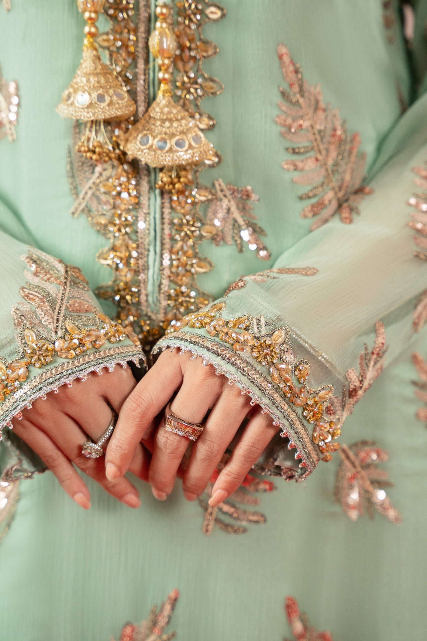 Pistachio  Plazo Set