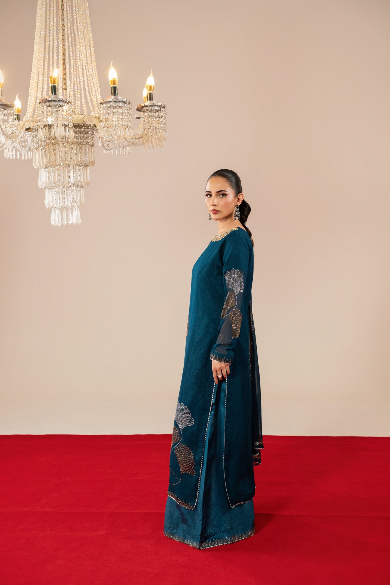 Blue Studded Rhinestone