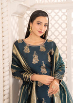 Teal kurta set 30