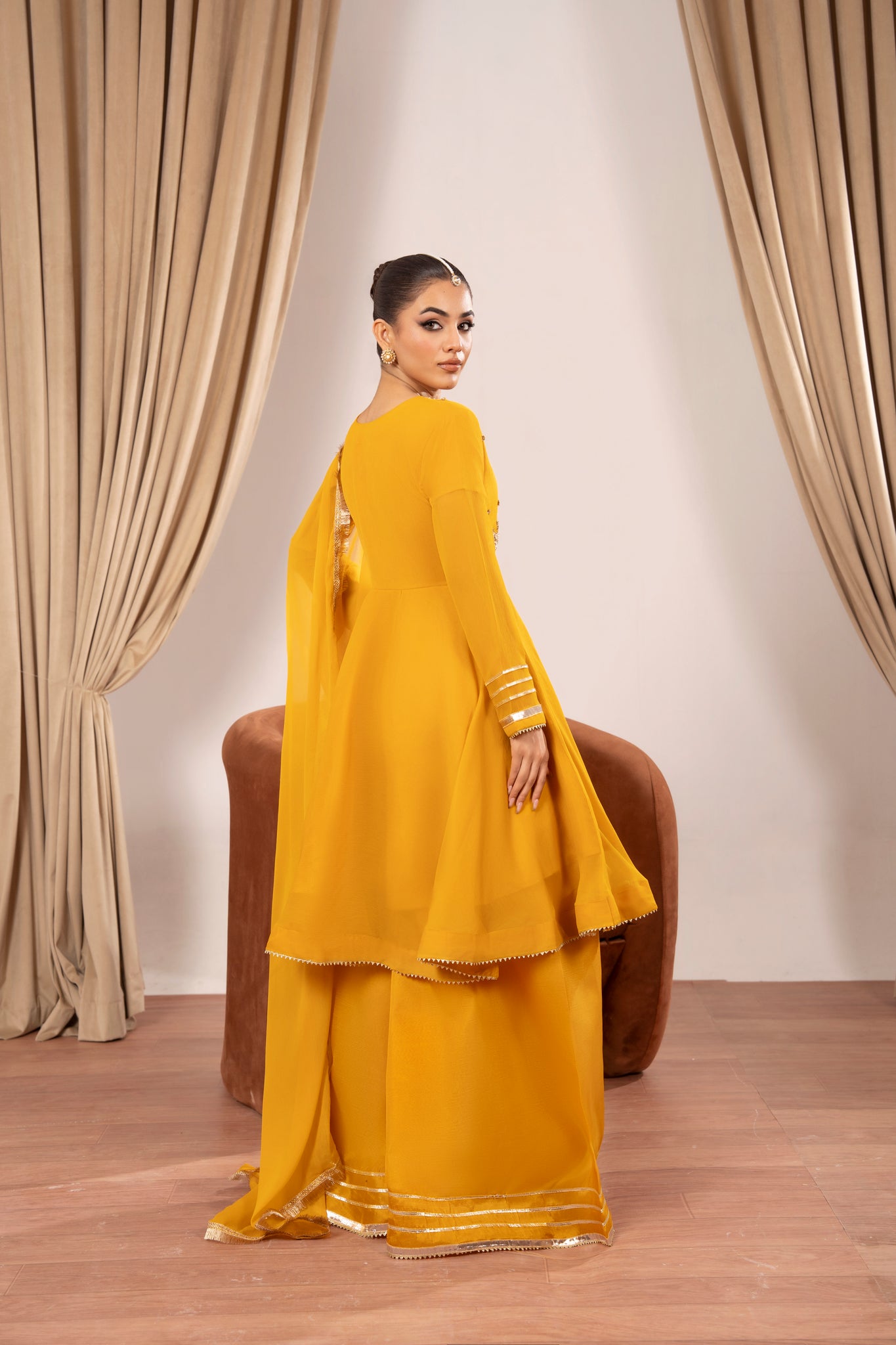 Mustard Sharara 45