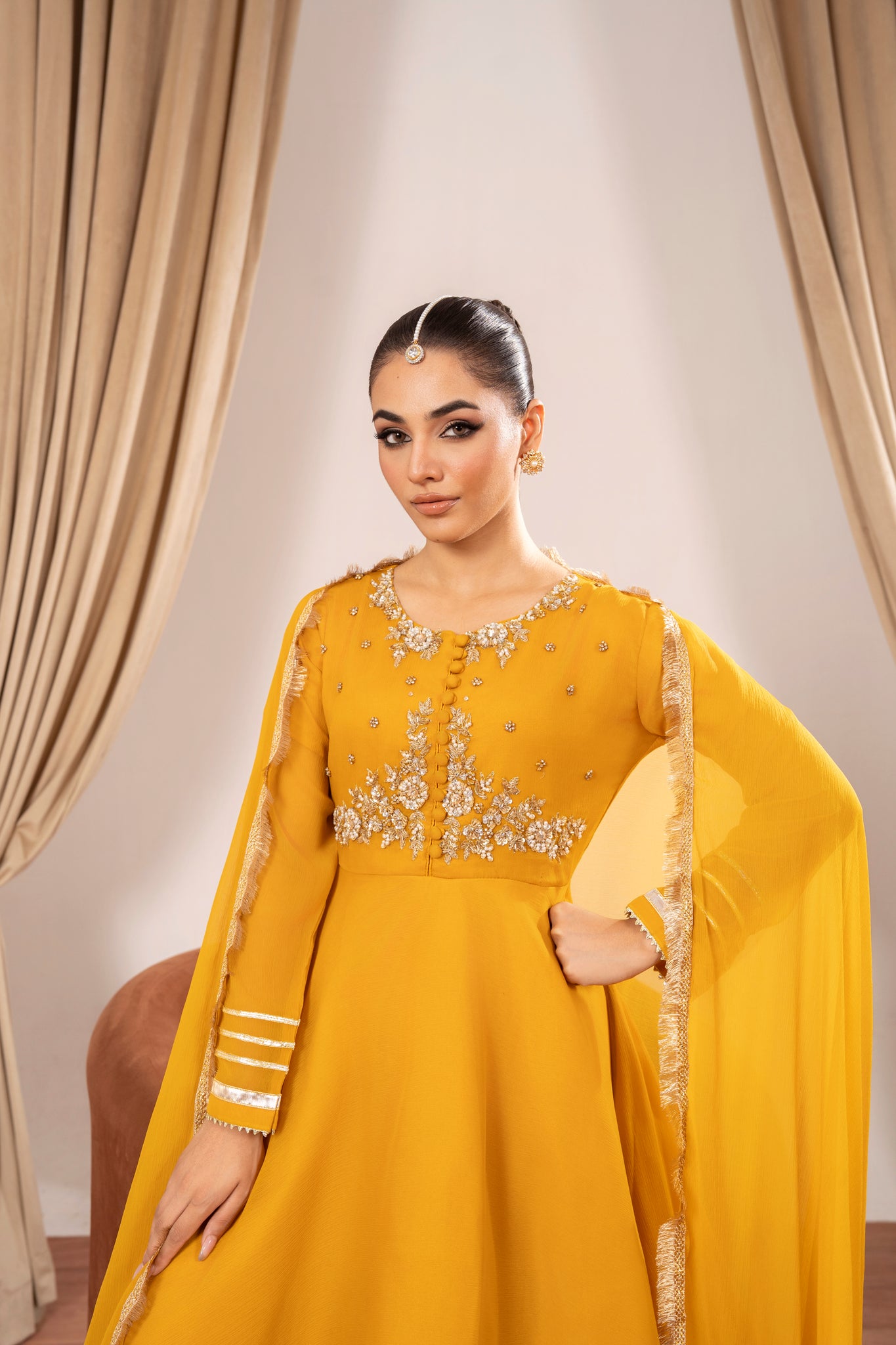 Mustard Sharara 45