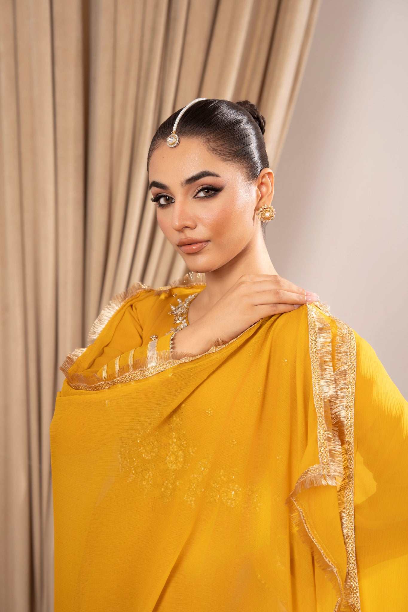 Mustard Sharara 45