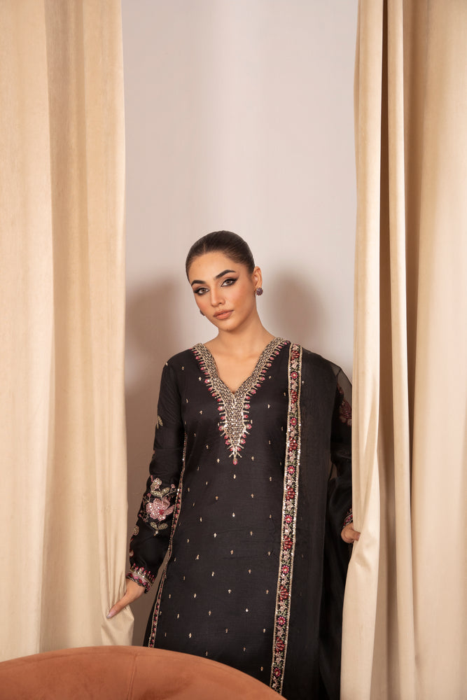 Black Kurta Set
