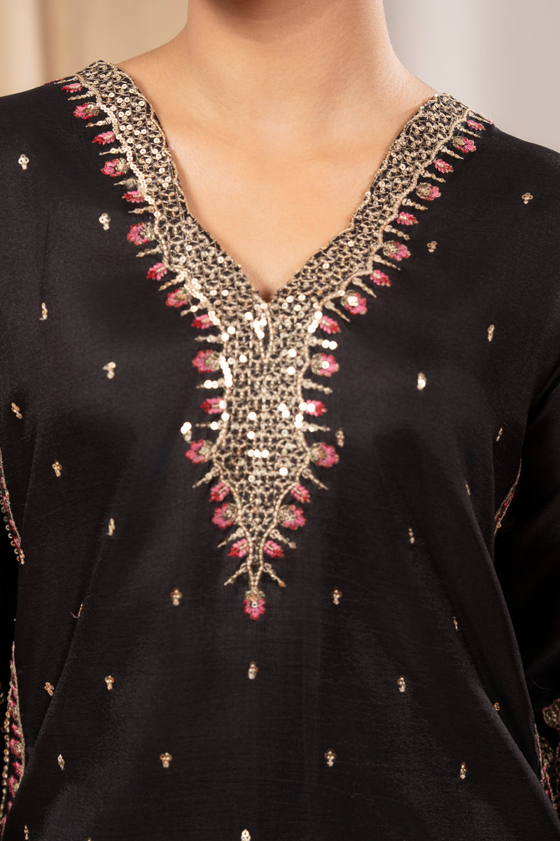 Black Kurta Set