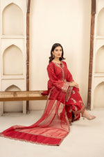 Red Kurta Set 35