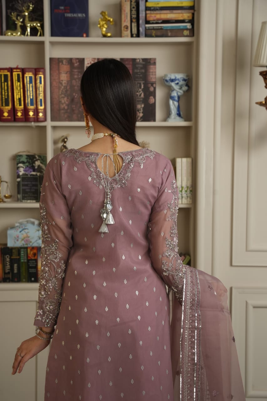 MAUVE Embroidery long shirt