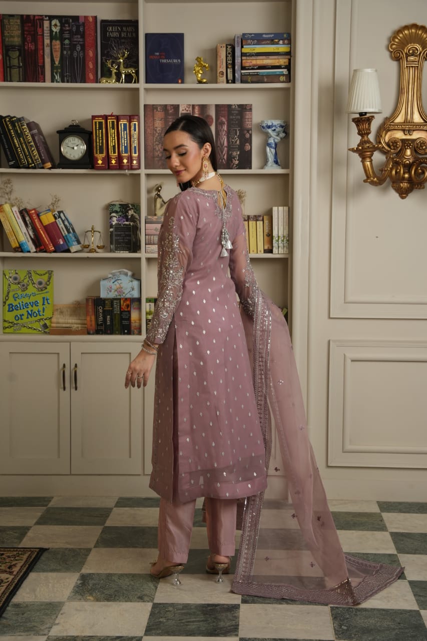 MAUVE Embroidery long shirt