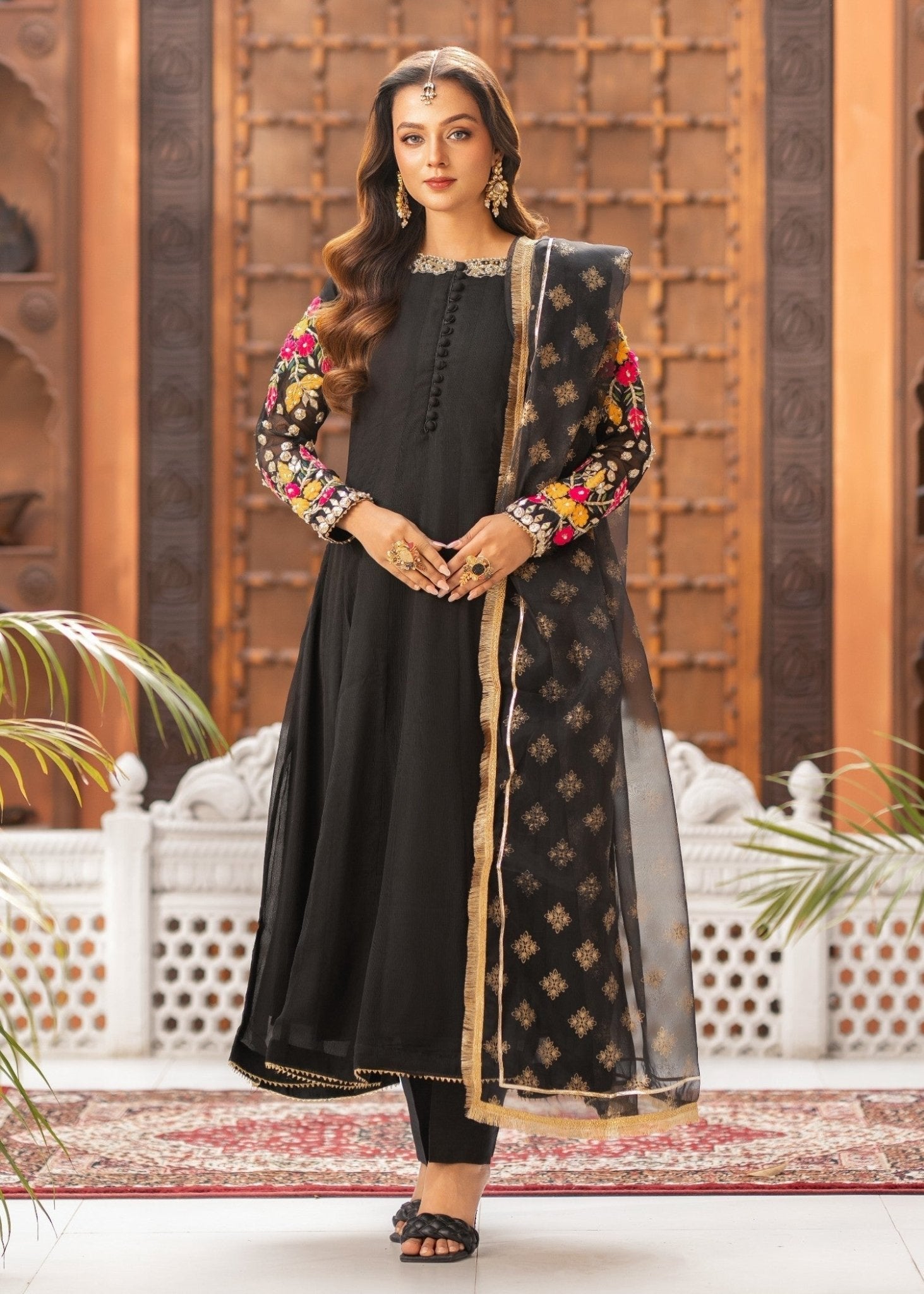 Black Pishwas 11 - Maira FashionMaira FashionBlack Pishwas 11