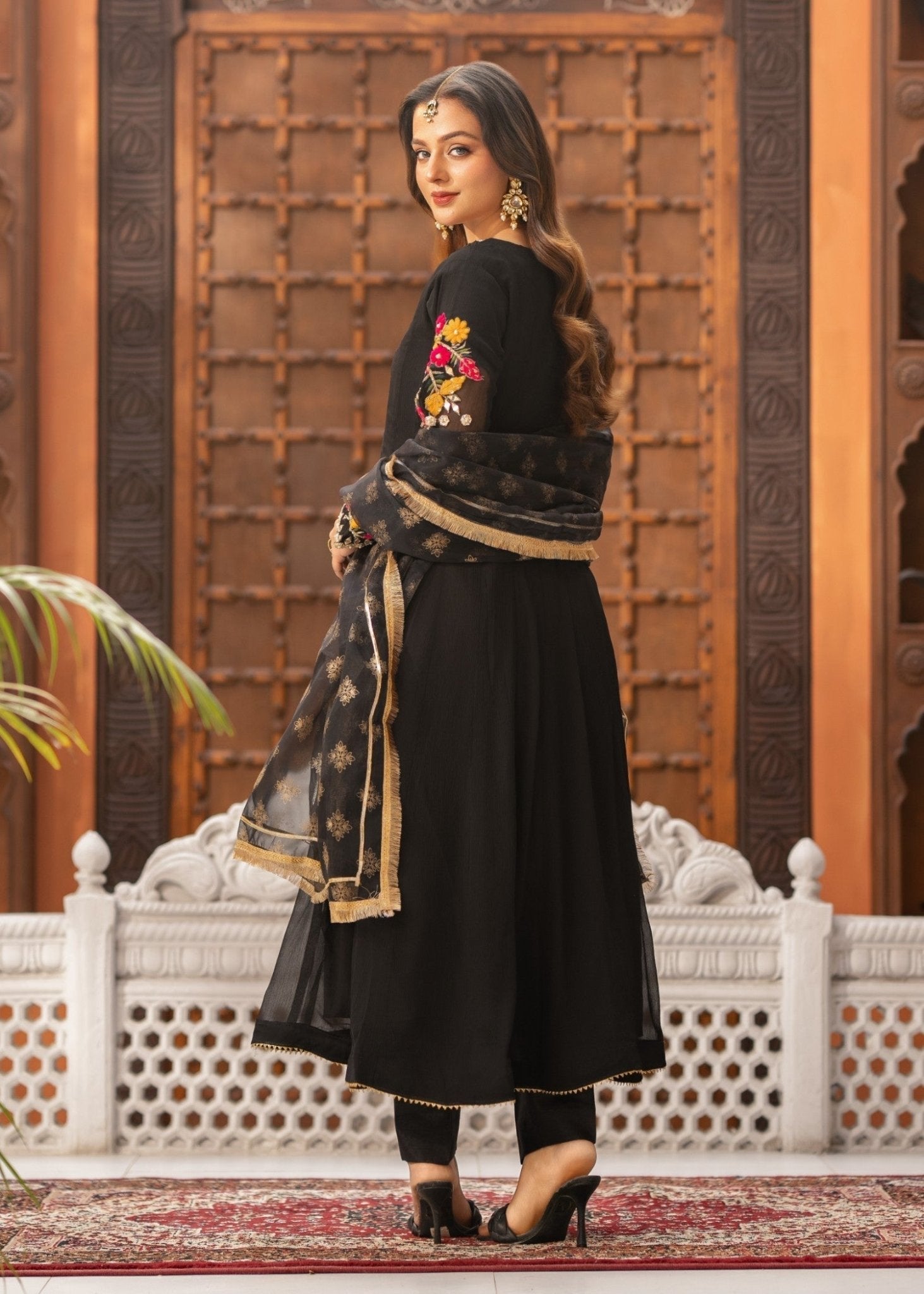 Black Pishwas 11 - Maira FashionMaira FashionBlack Pishwas 11