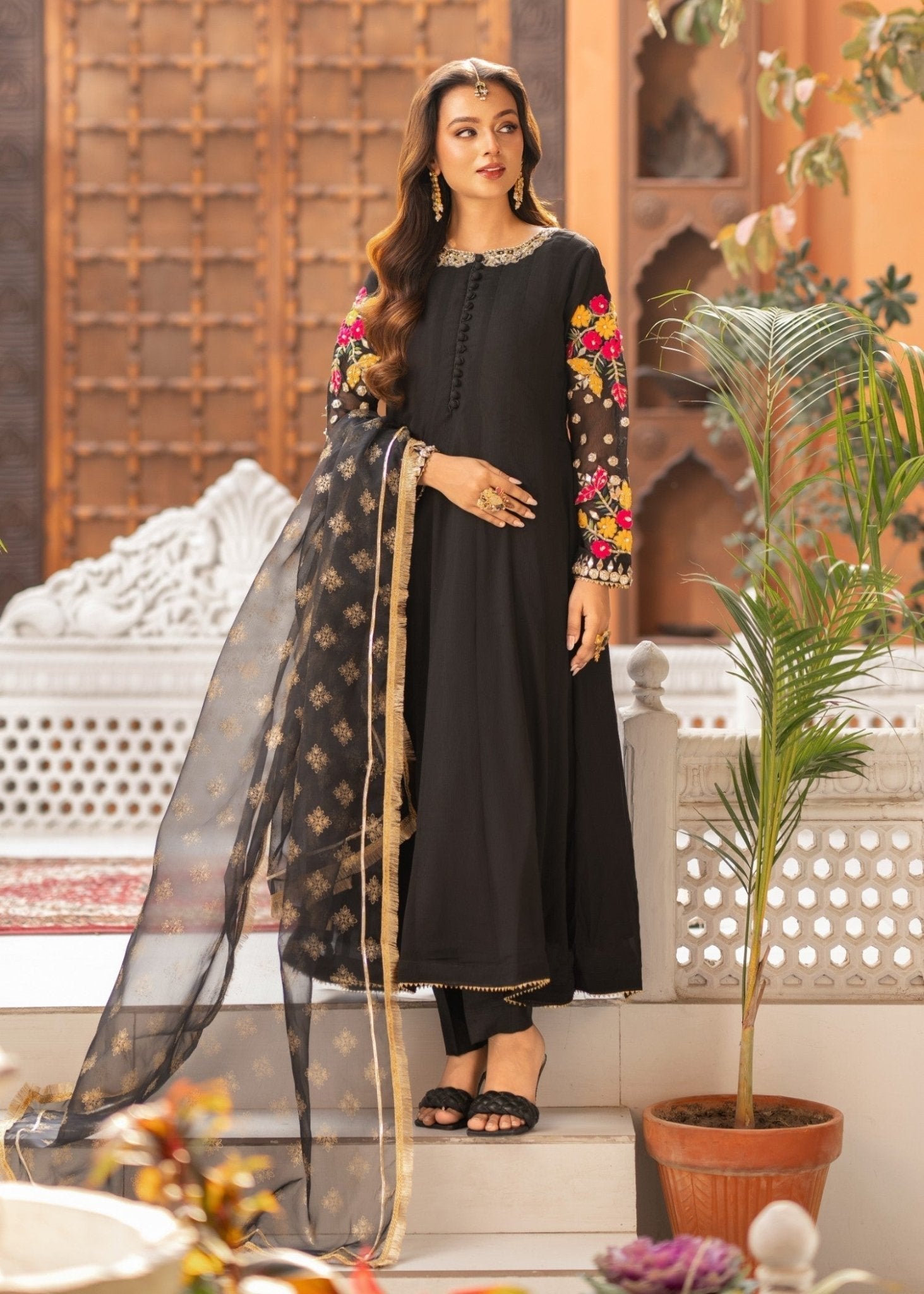 Black Pishwas 11 - Maira FashionMaira FashionBlack Pishwas 11