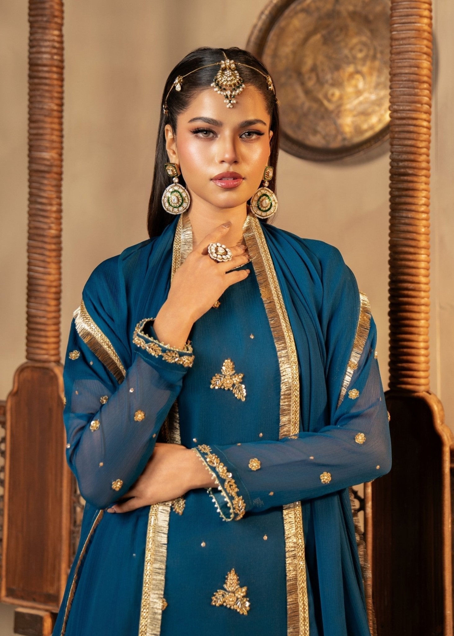 Blue Sharara 10 - Maira FashionMaira FashionBlue Sharara 10