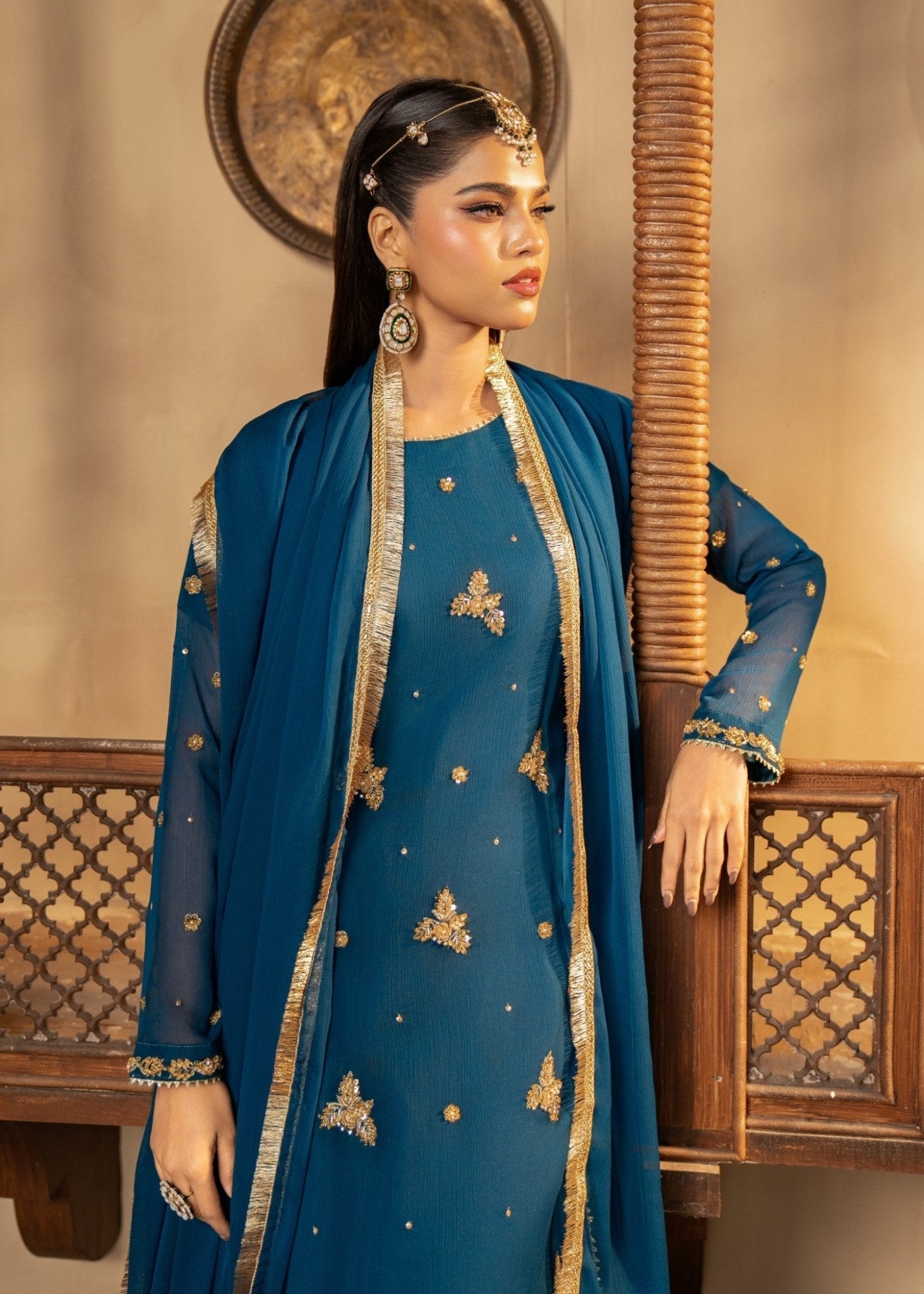 Blue Sharara 10 - Maira FashionMaira FashionBlue Sharara 10