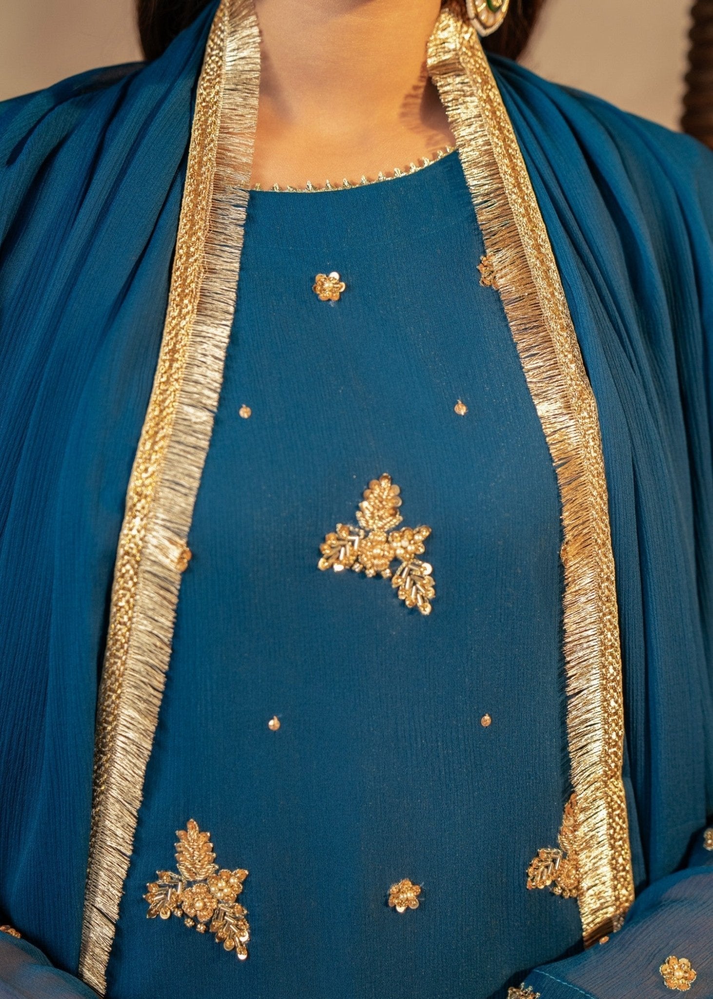 Blue Sharara 10 - Maira FashionMaira FashionBlue Sharara 10