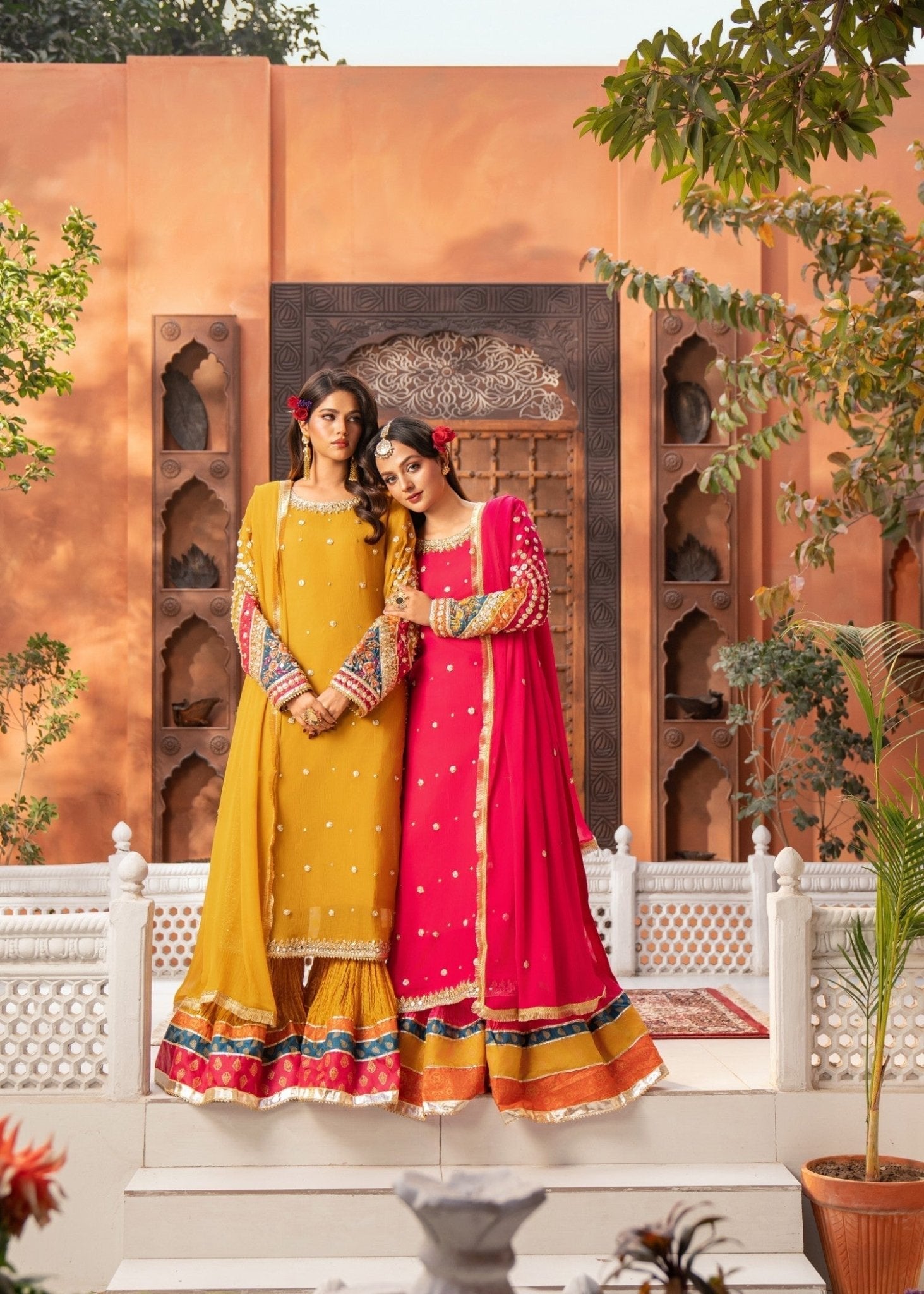 Dark Pink Sharara - Maira FashionMaira FashionDark Pink Sharara