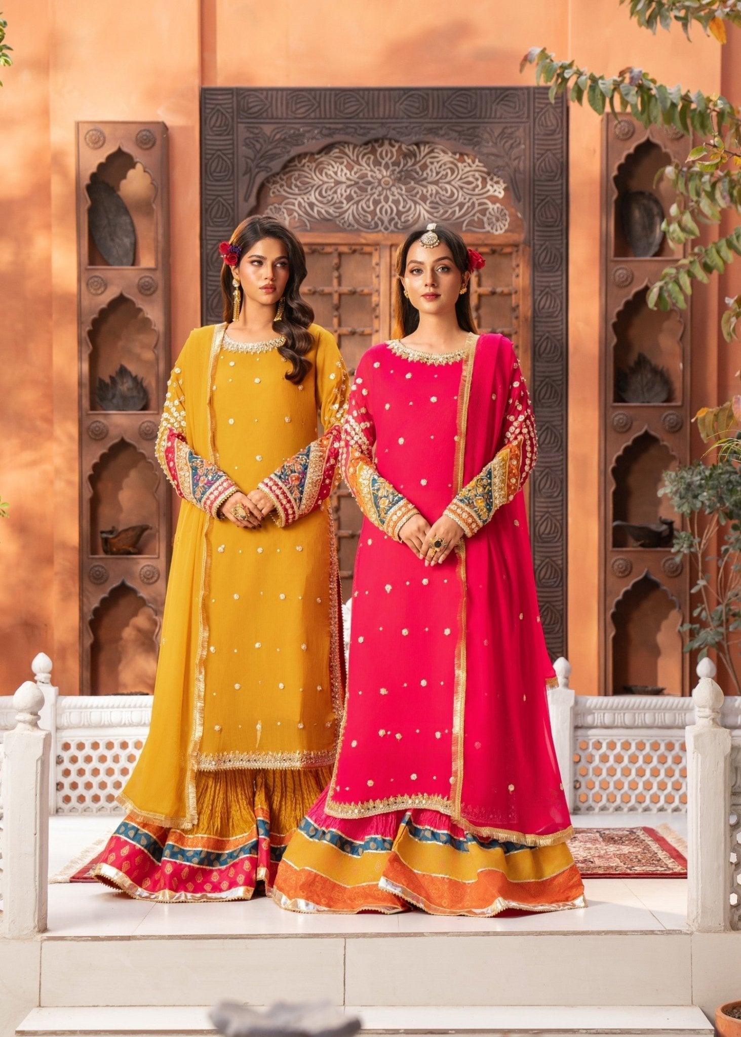 Dark Pink Sharara - Maira FashionMaira FashionDark Pink Sharara