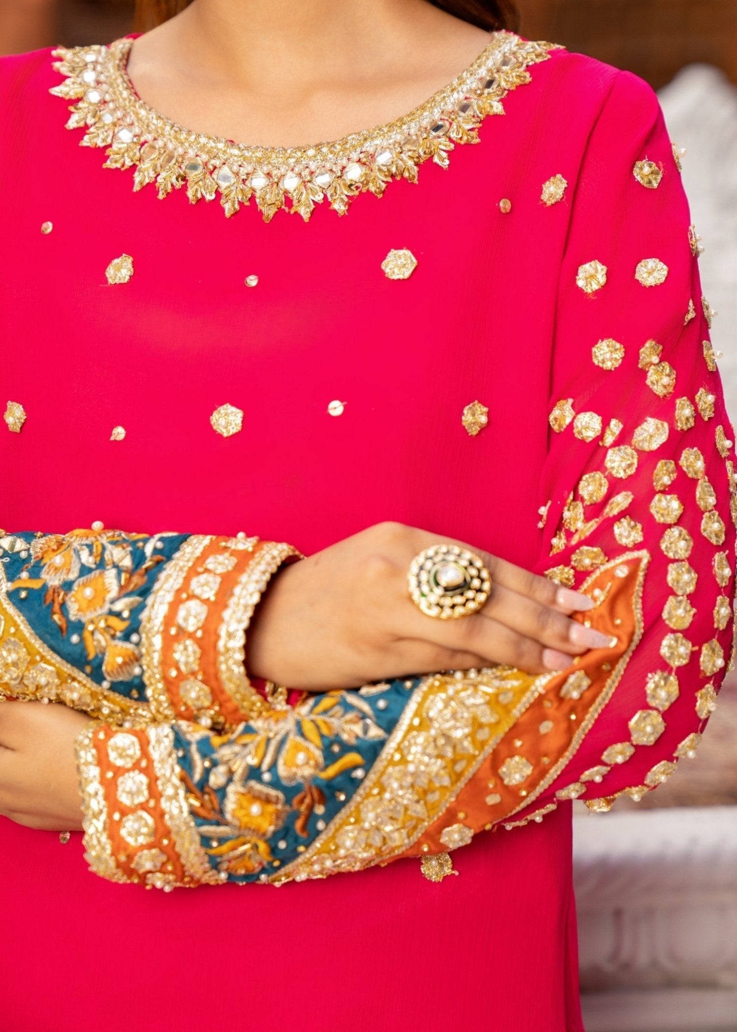 Dark Pink Sharara - Maira FashionMaira FashionDark Pink Sharara