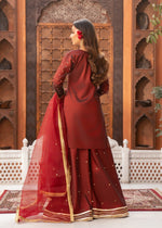 Maroon Sharara 03 - Maira FashionMaira FashionMaroon Sharara 03