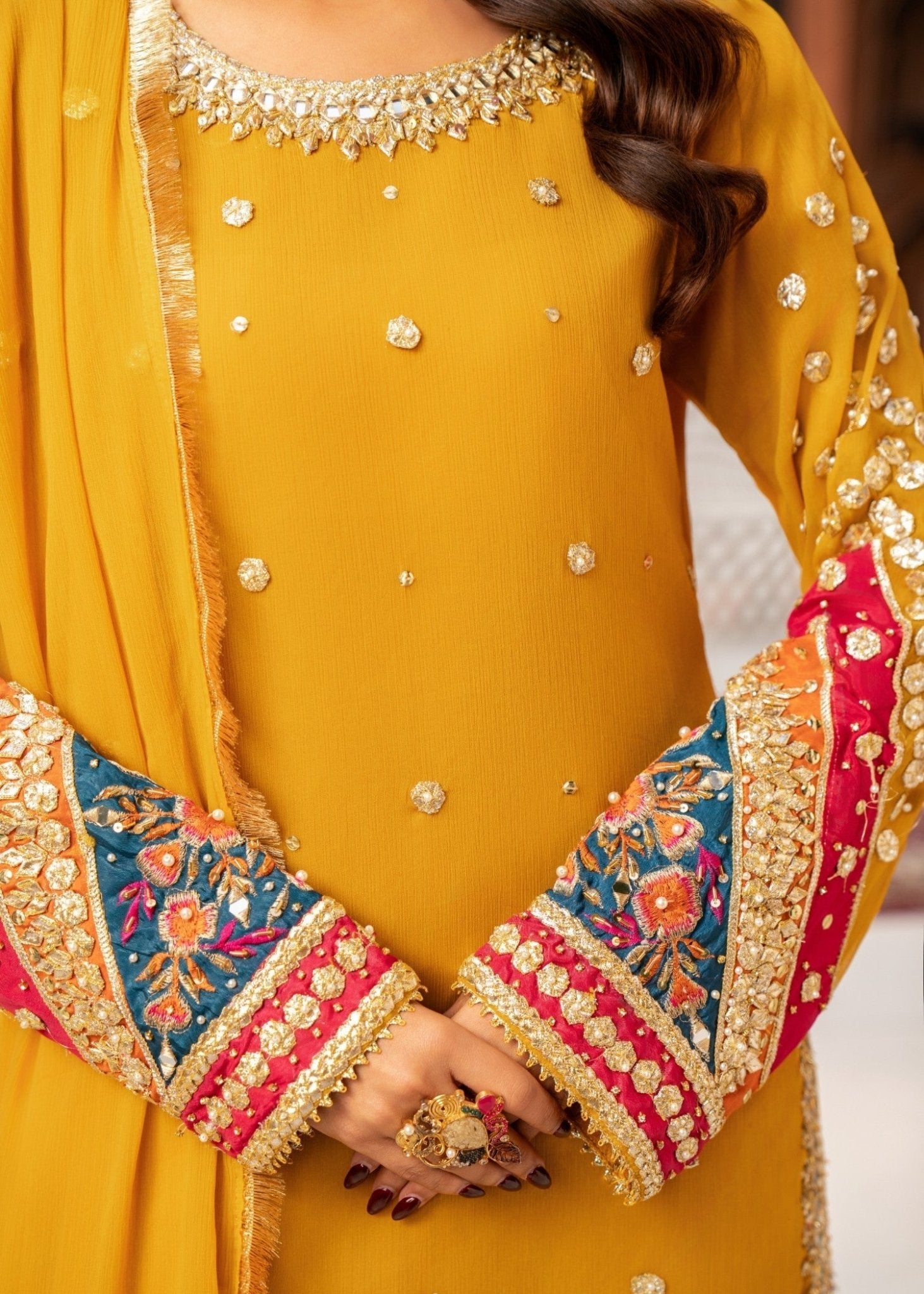 Mustard Sharara - Maira FashionMaira FashionMustard Sharara