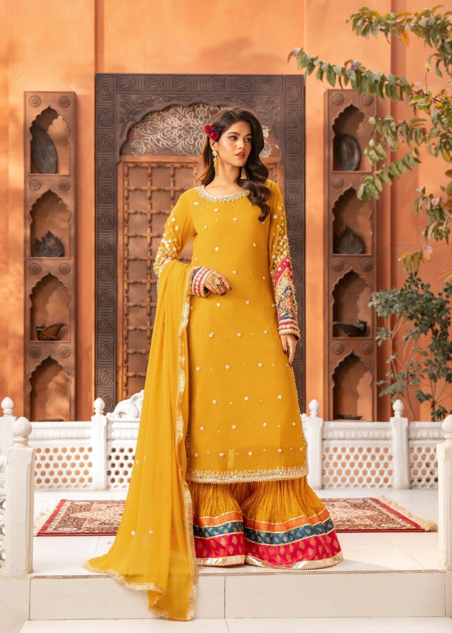 Mustard Sharara - Maira FashionMaira FashionMustard Sharara