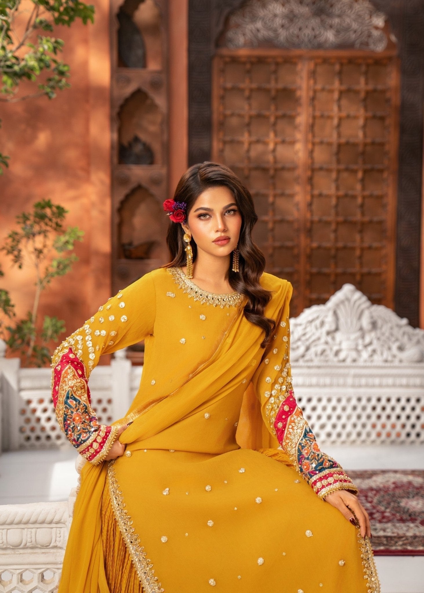 Mustard Sharara - Maira FashionMaira FashionMustard Sharara