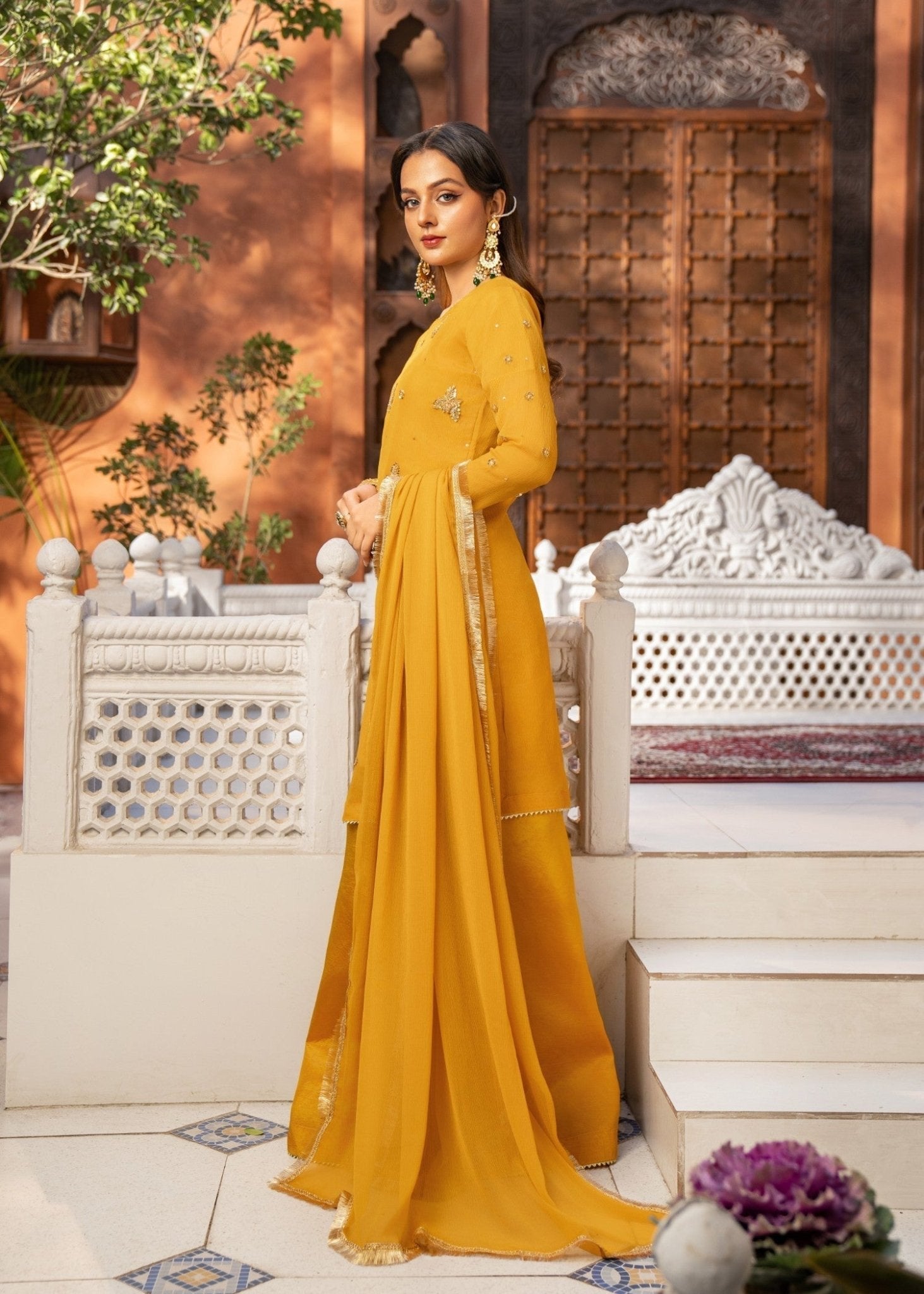 Mustered Sharara - Maira FashionMaira FashionMustered Sharara