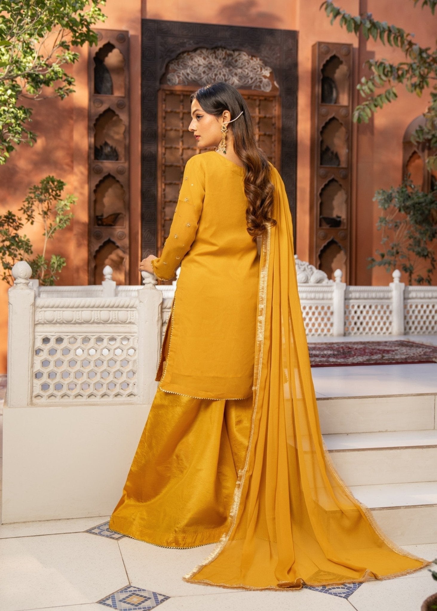 Mustered Sharara - Maira FashionMaira FashionMustered Sharara