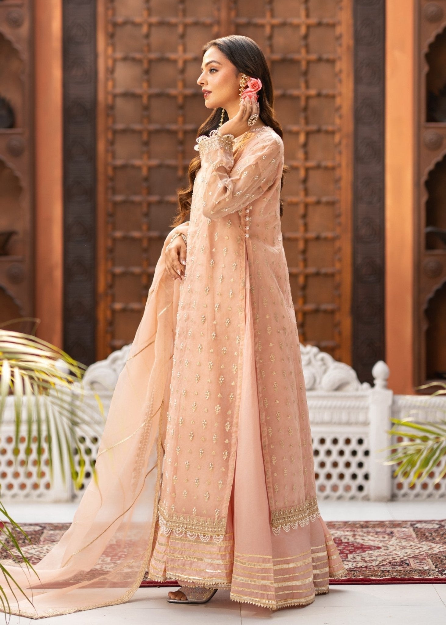 Peach Sharara 22 - Maira FashionMaira FashionPeach Sharara 22