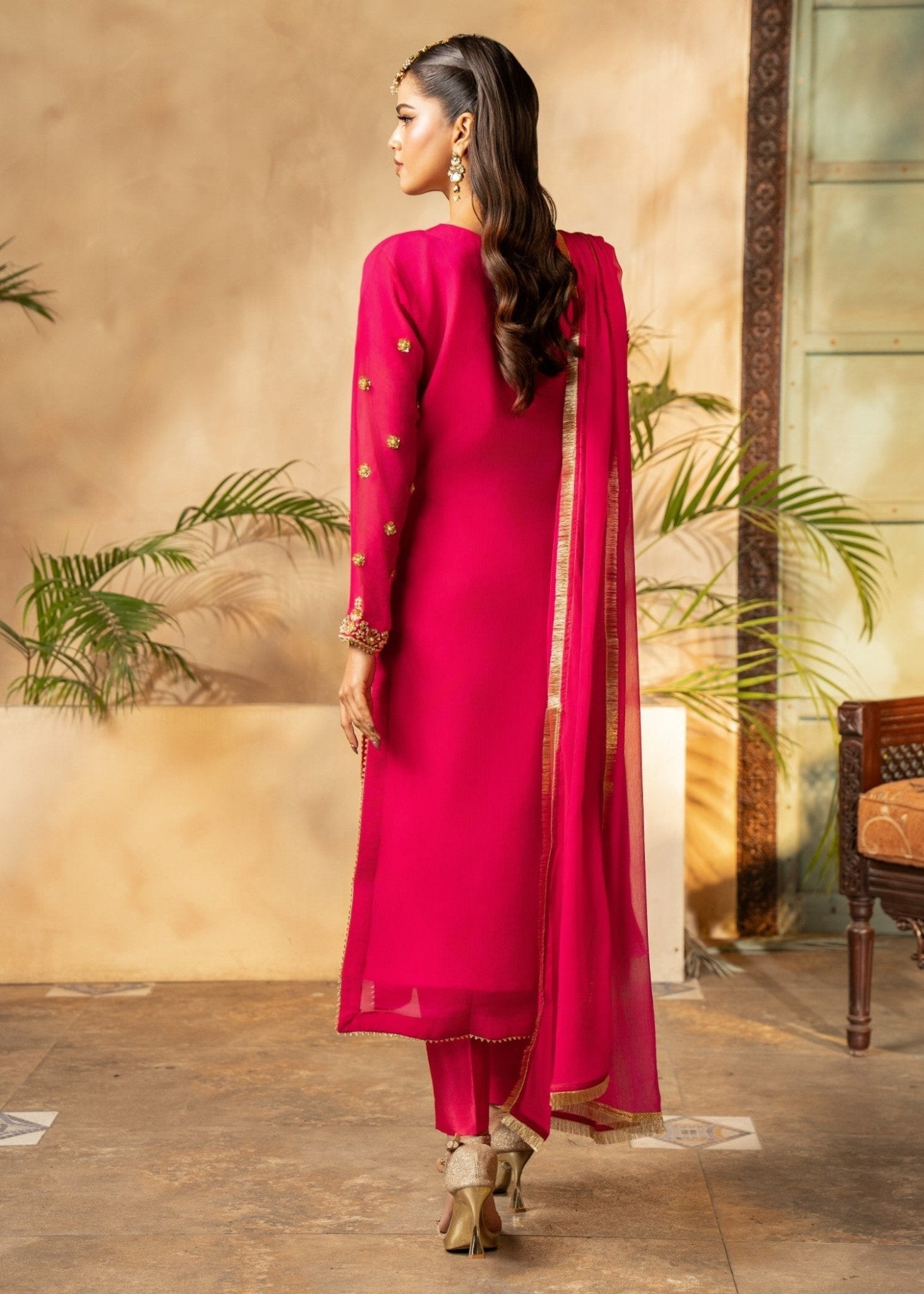 Pink Kurta Set 08 - Maira FashionMaira FashionPink Kurta Set 08