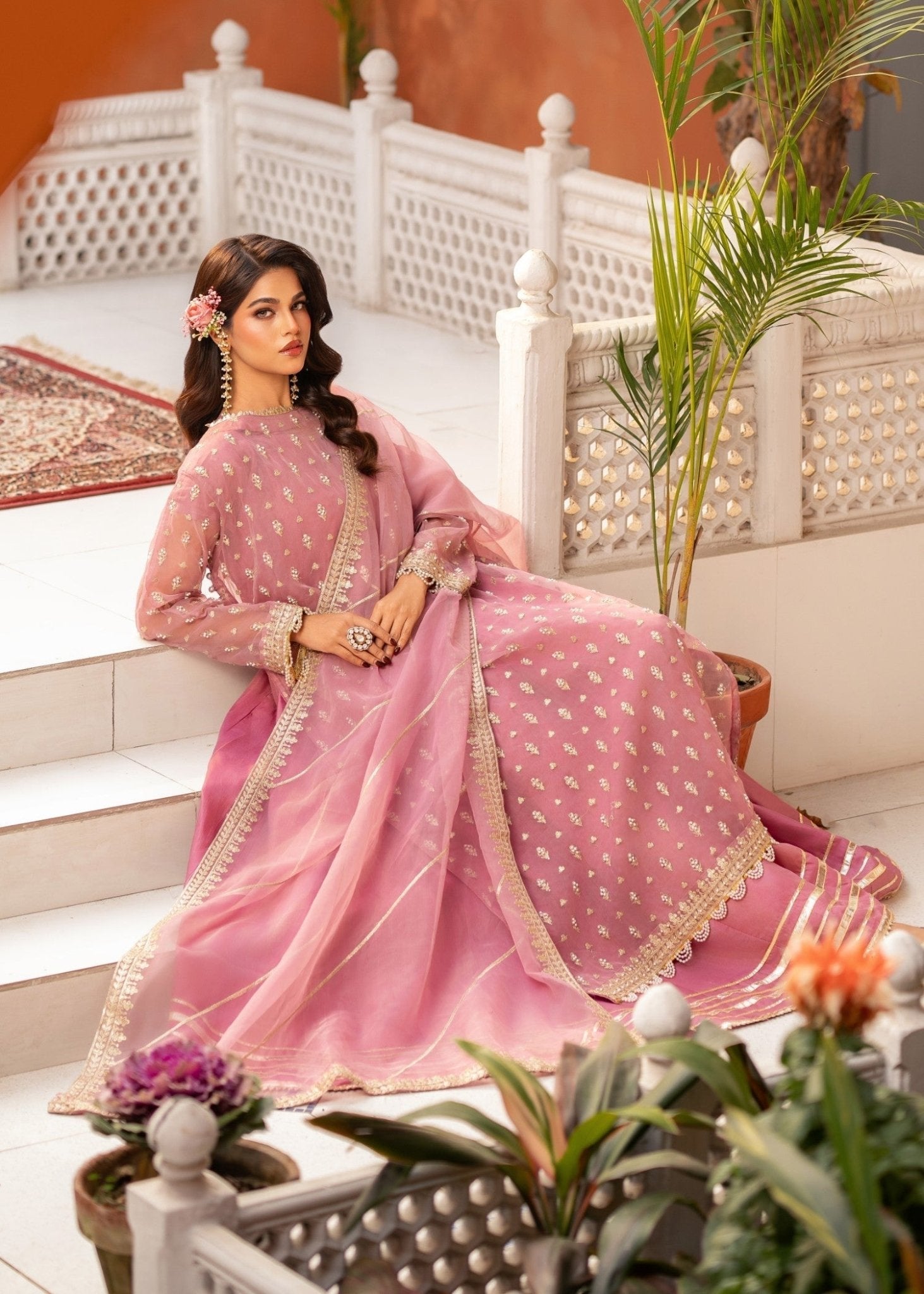 Pink Sharara Set 05 - Maira FashionMaira FashionPink Sharara Set 05