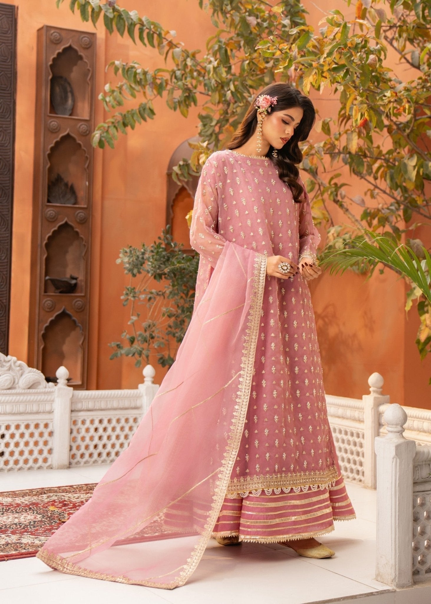 Pink Sharara Set 05 - Maira FashionMaira FashionPink Sharara Set 05
