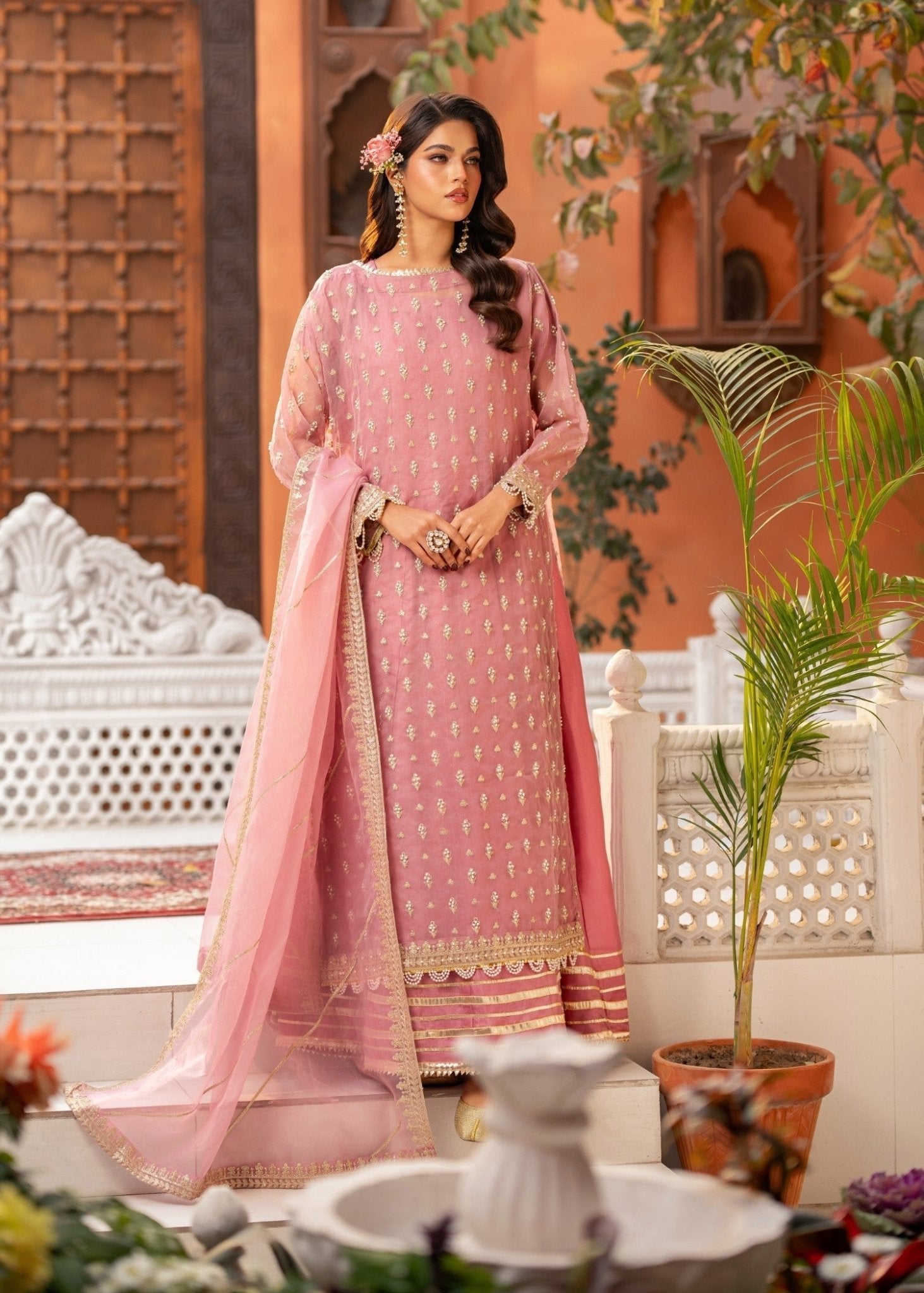 Pink Sharara Set 05 - Maira FashionMaira FashionPink Sharara Set 05