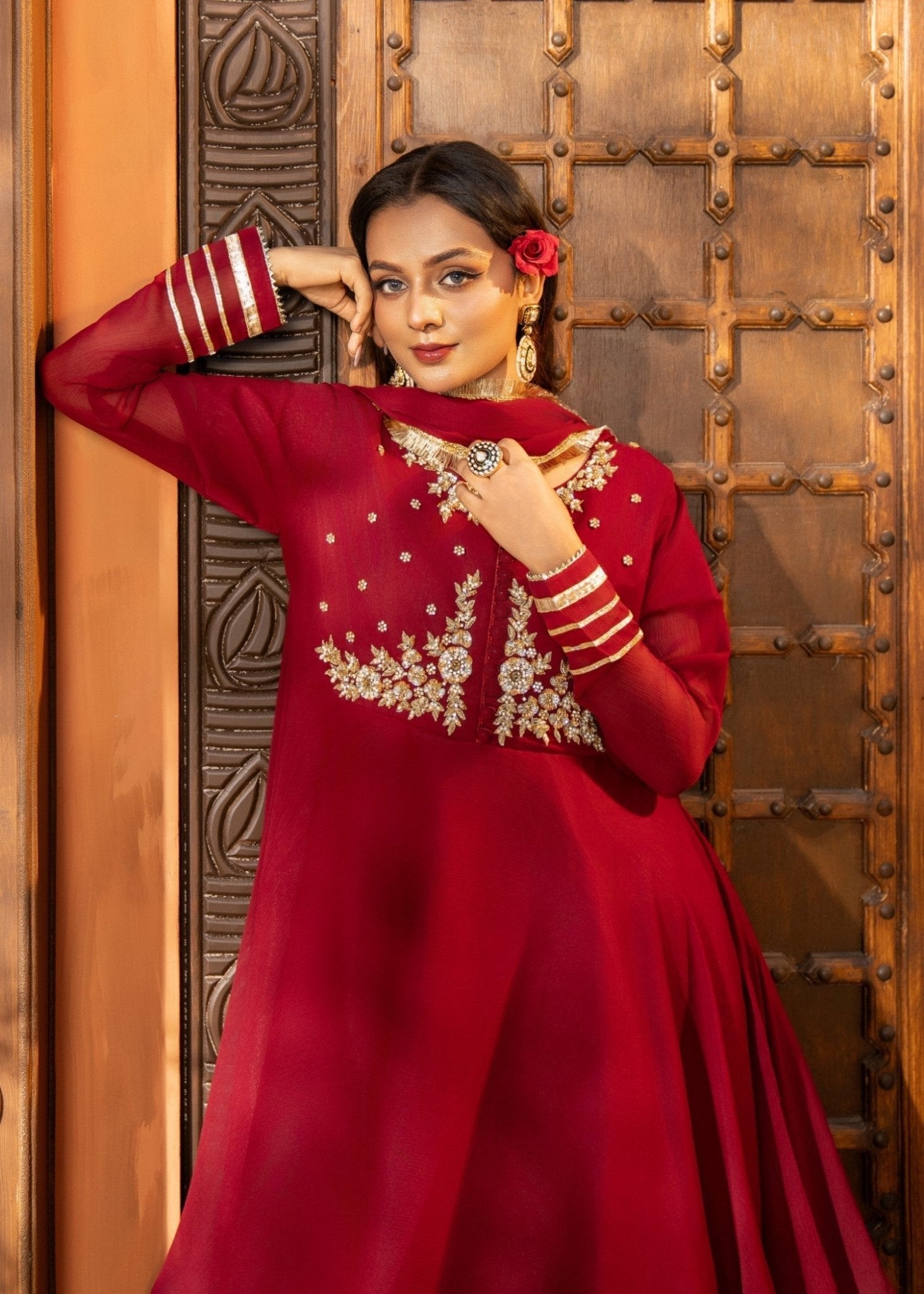 Red Sharara 20 - Maira FashionMaira FashionRed Sharara 20