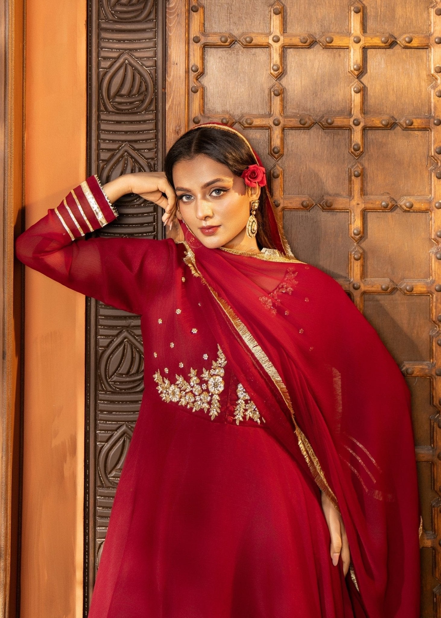 Red Sharara 20 - Maira FashionMaira FashionRed Sharara 20