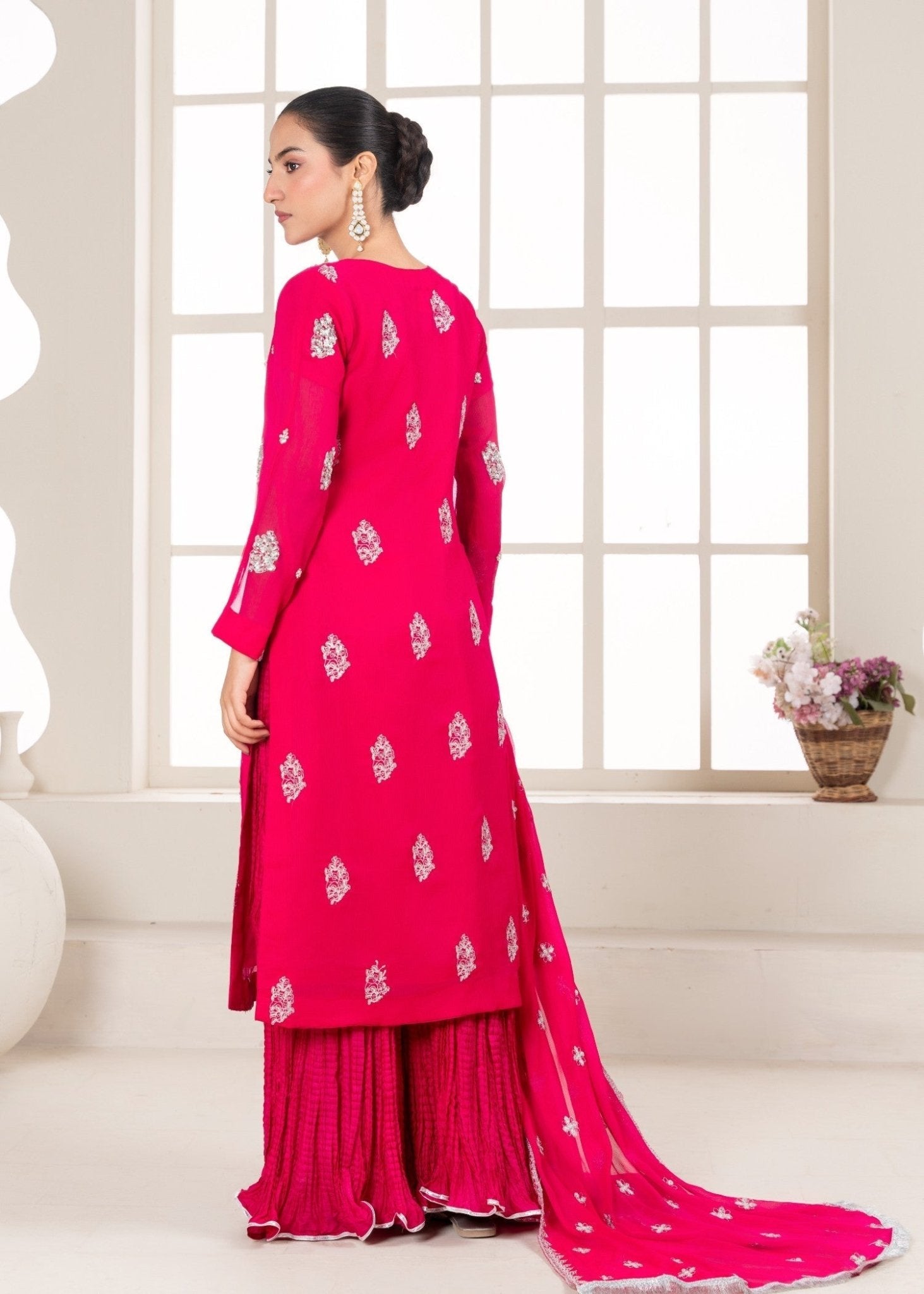 Shocking Pink Sharara 26 - Maira FashionMaira FashionShocking Pink Sharara 26