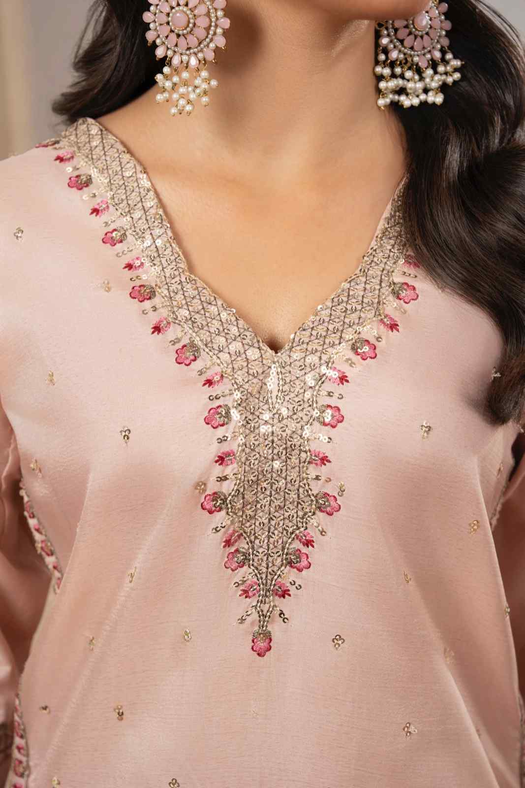 Pink Kurta Set
