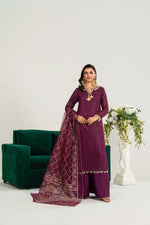 Purple Plazo Set