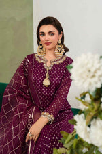 Purple Plazo Set