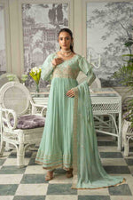 Sage Green Pishwas