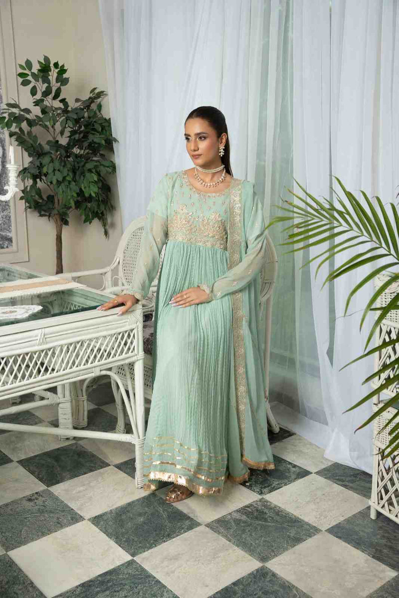Sage Green Pishwas